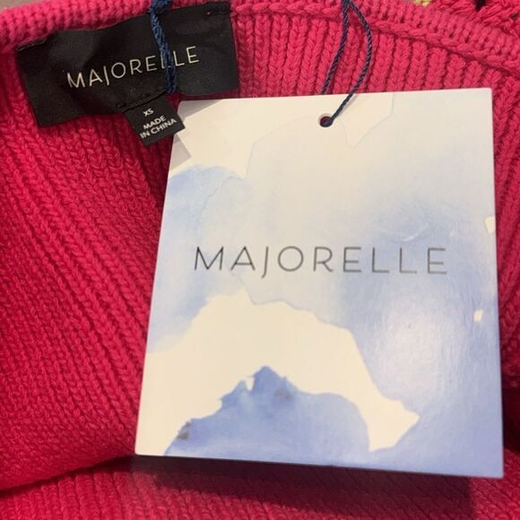 NWT Majorelle Jeneli Crochet Crop Top in Hot Pink & Lime Revolve XS - Picture 11 of 13